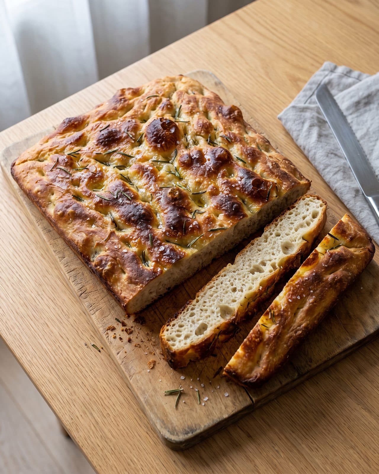 Focaccia með rósmaríni