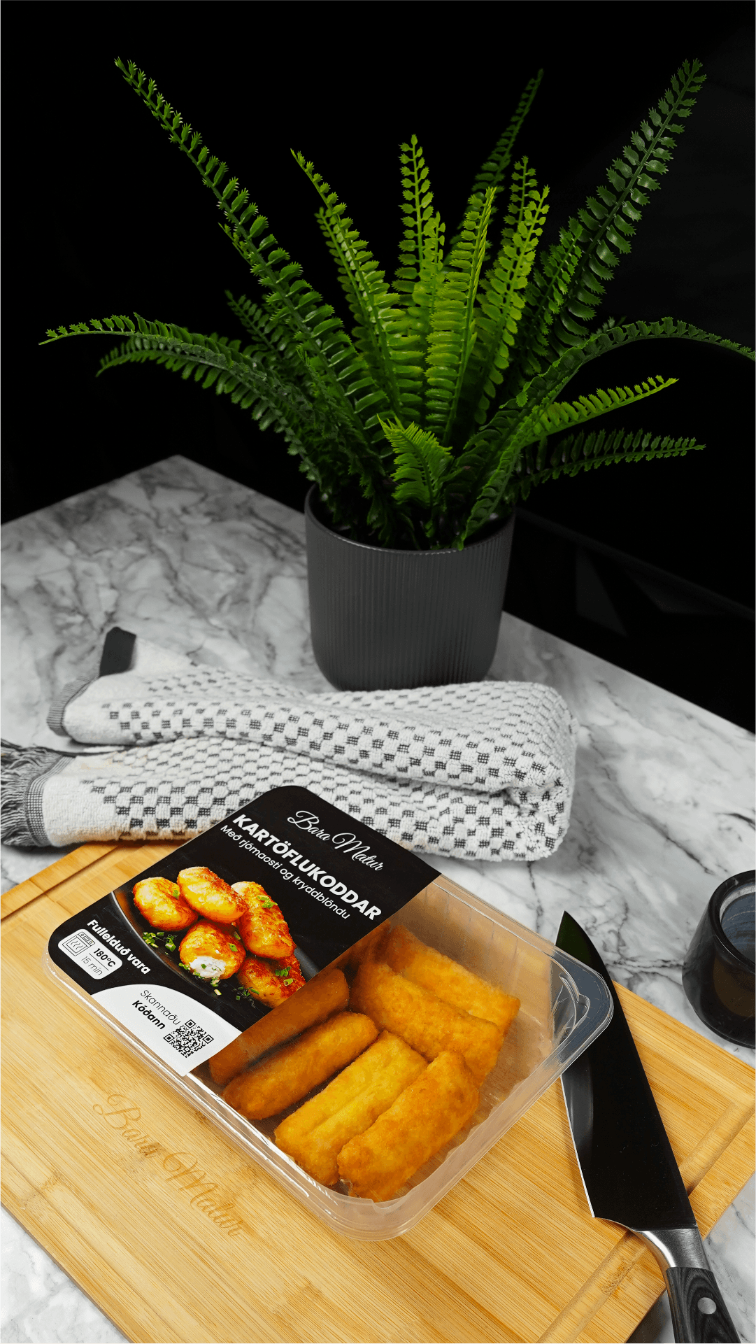 Fylltir kartöflukoddar