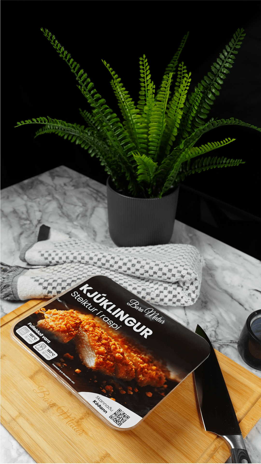 Kjúklingur í panko-raspi