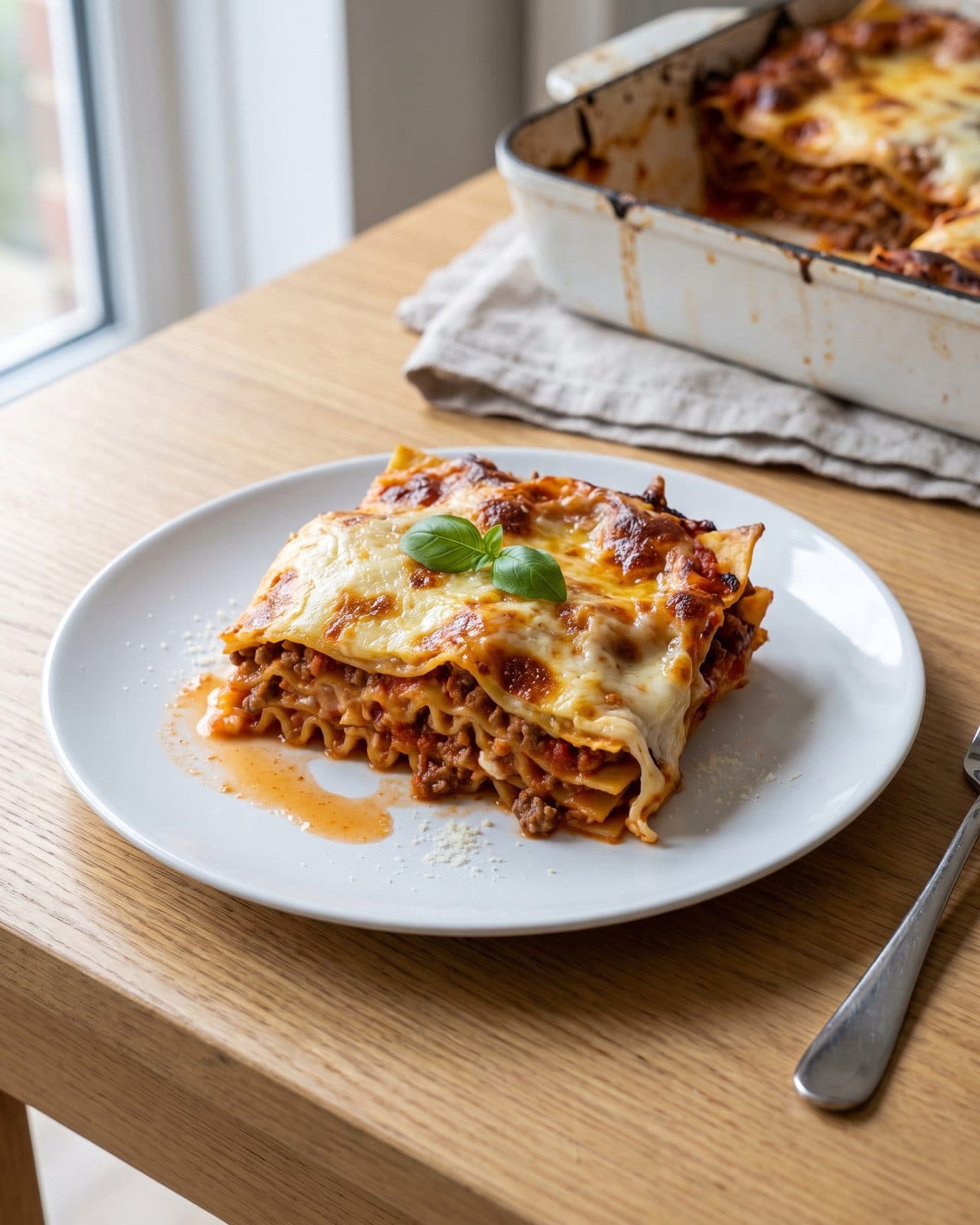 Lasagne með mexíkóosti