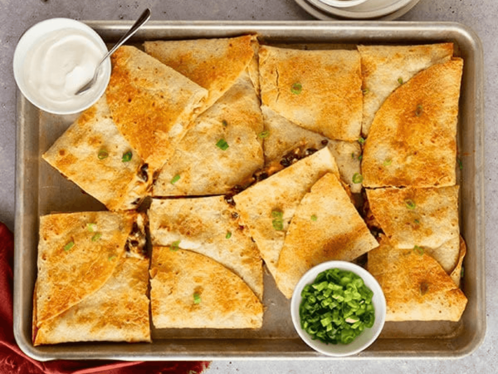 Risa Quesadilla á ofnplötu