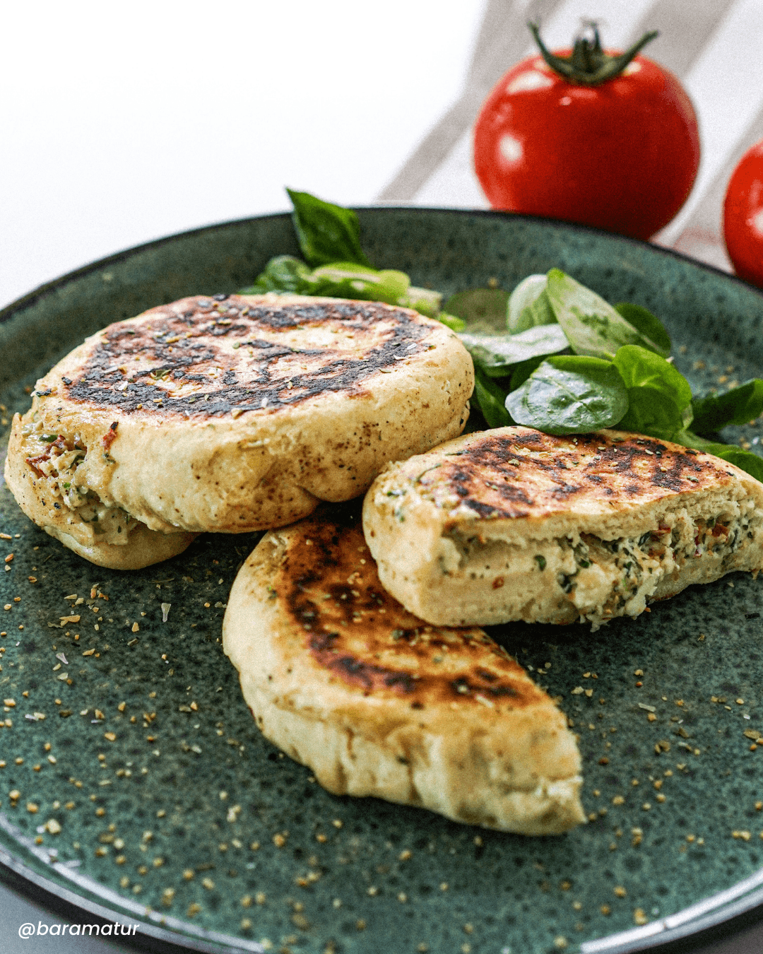 Feta & spínatsbollur