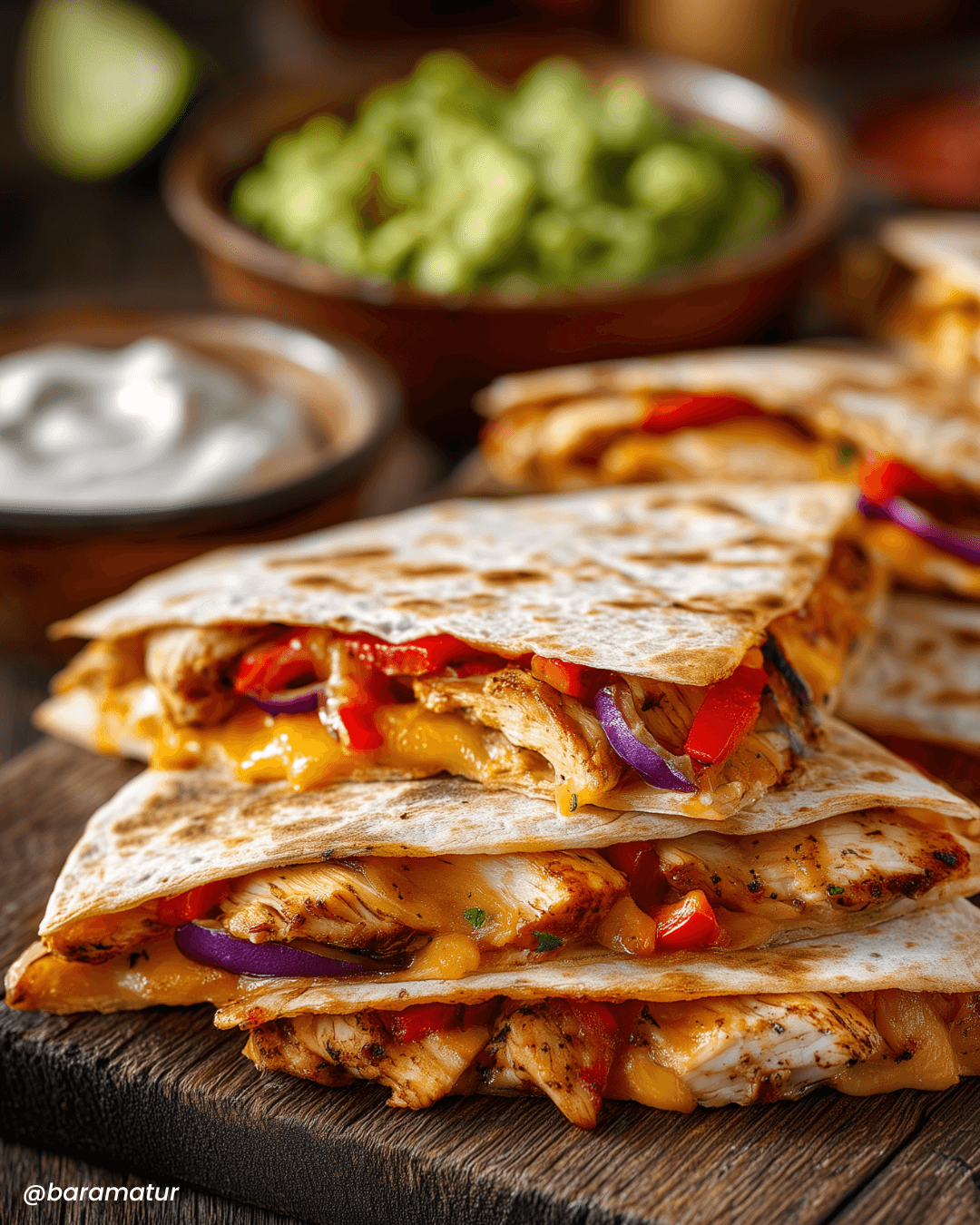 Kjúklinga-Quesadillas